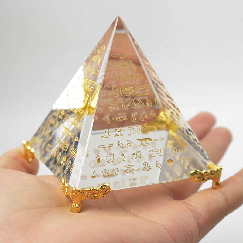 Home Decor Egypt - 透明なピラミッド風水エジプト,ユニークなエネルギー,癒し,チャクラ,家の装飾,リビングルームの装飾