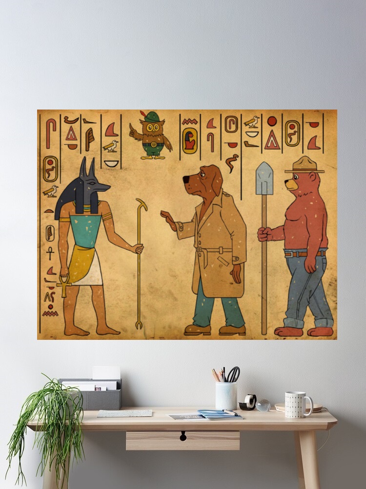 Home Decor Egypt - 10種類の古代エジプトスタイルのキャンバスポスター、家の装飾、壁掛けアート絵画