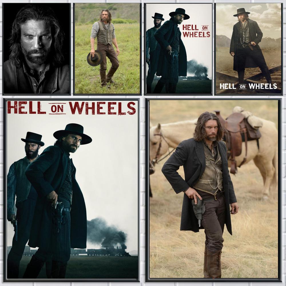 Home Decor On Wheels - テレビシリーズ「H-Hell on Wheels-S」ポスター、剥がして貼れるウォールアート、カフェ、オフィス、バー、家の装飾に。