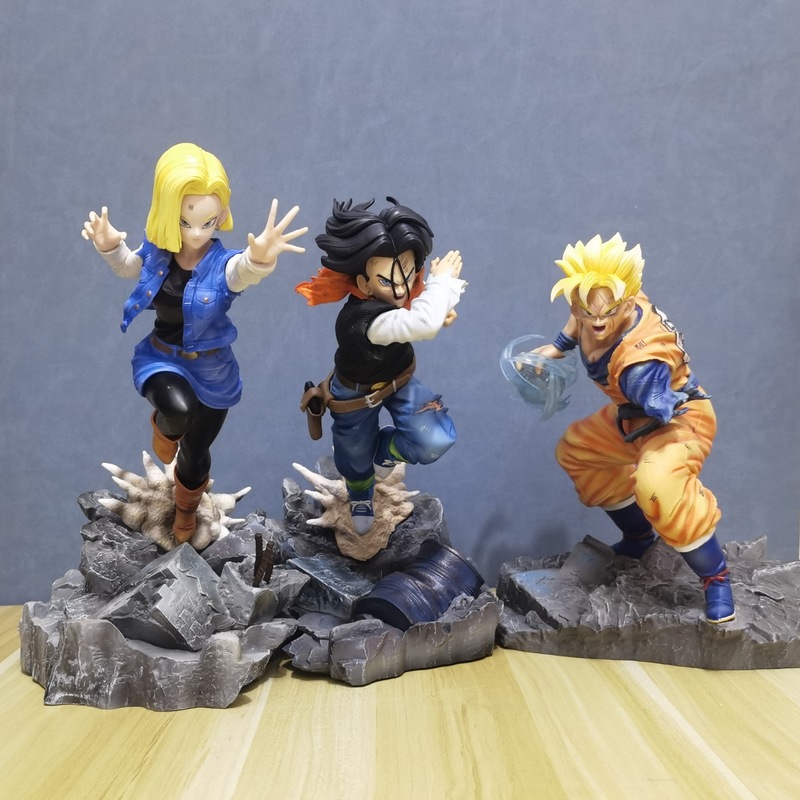 Home Decor Design Interior - ドラゴンボール超サイヤ人 Gk フィギュア未来悟飯 vs アンドロイド箱入りコレクタブルスタチューアニメコレクション家の装飾