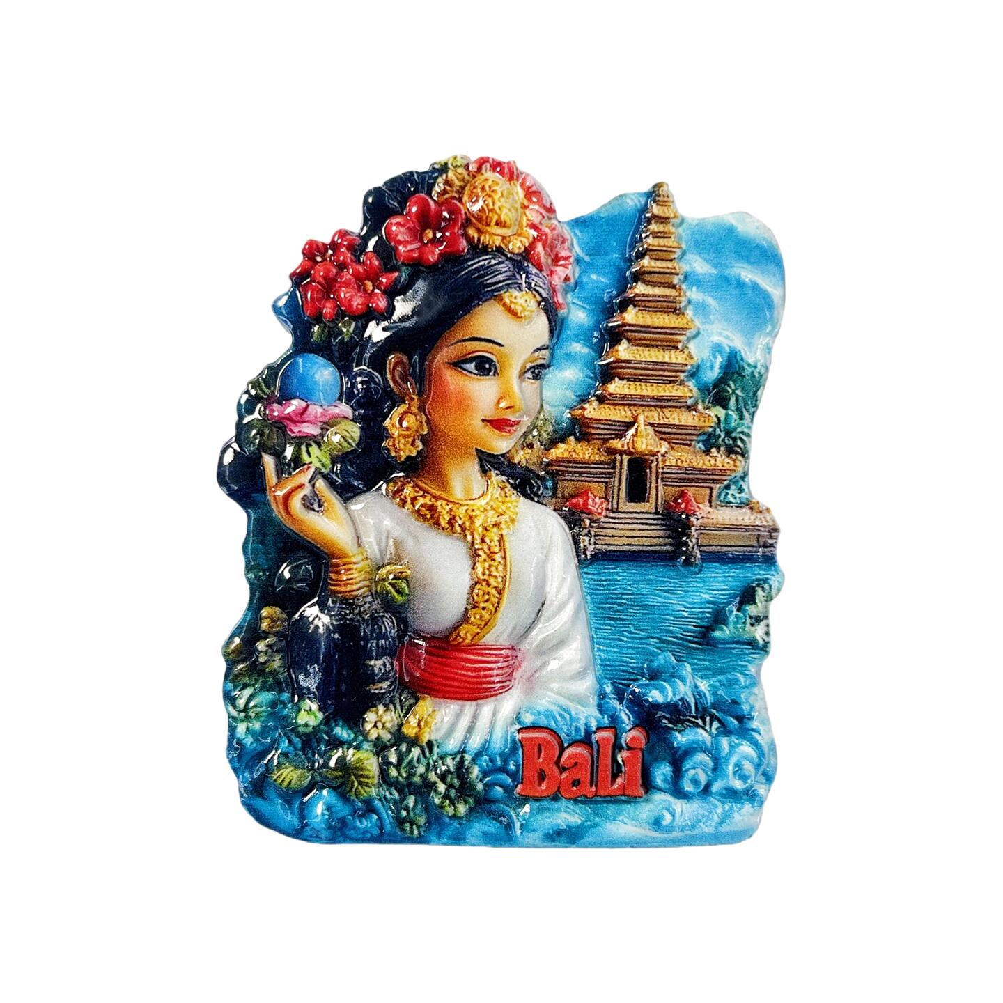 Home Decor Bali - インドネシア バリ クリエイティブレジン 3D 高級ホームデコレーション 磁気冷蔵庫マグネット