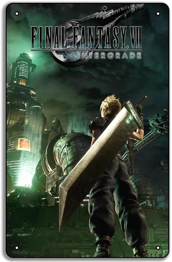 ファイナルファンタジー VII ゲームポスター メタルブリキ - Home Decor Game のレビューと価格