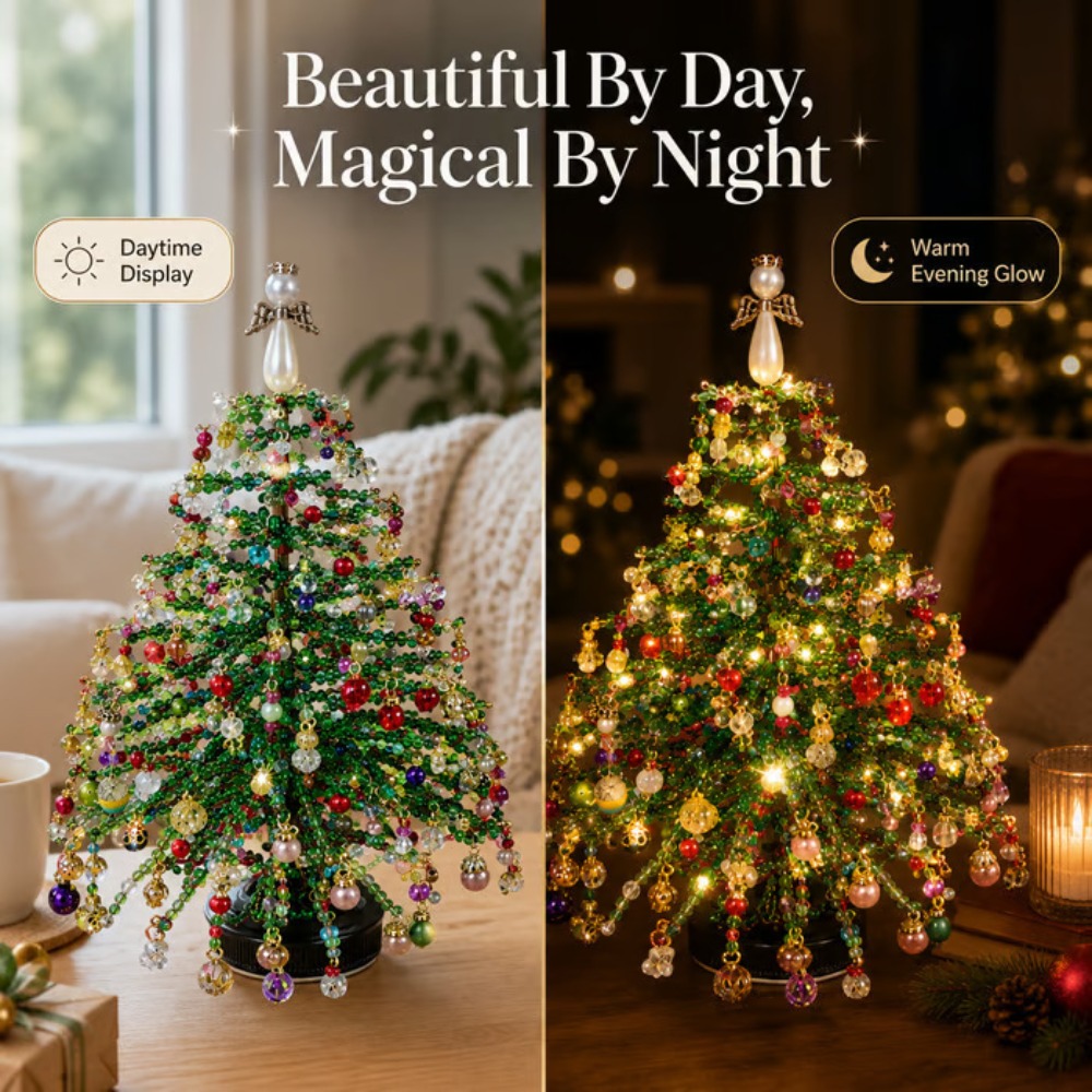 手作りビーズミニ卓上ホリデーツリーDIYキット 多シーズン対 - Home Decor Tree のレビューと価格