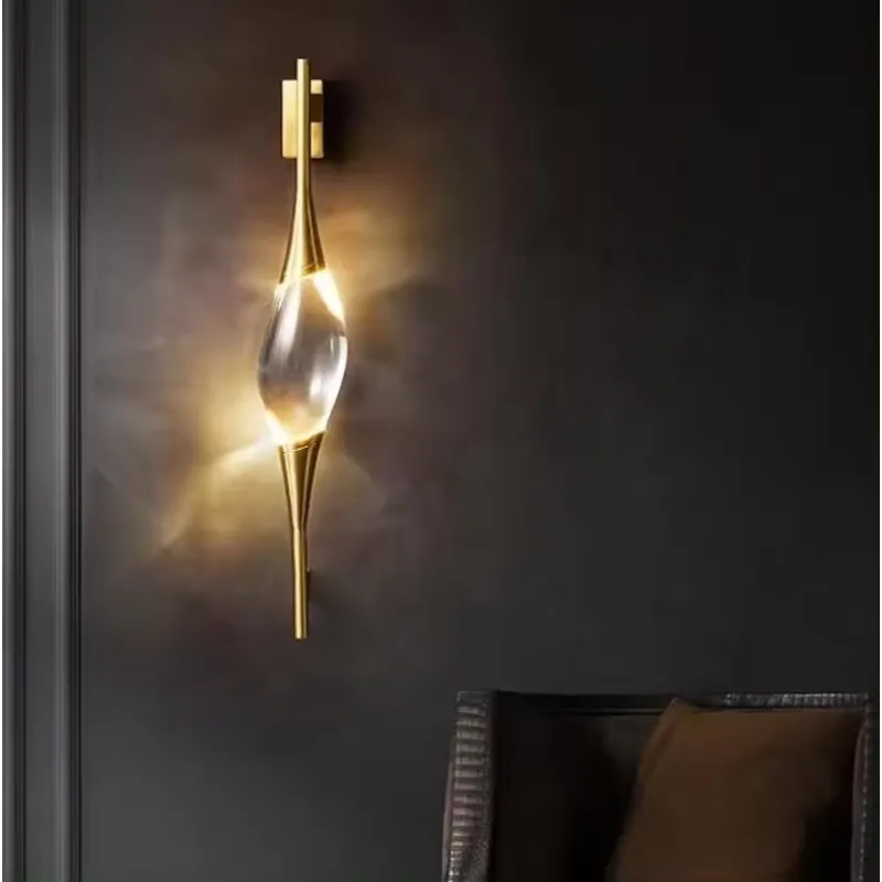新デザイン モダン フル銅製 ゴールドクリスタル LED ウ - Home Decor Gold のレビューと価格