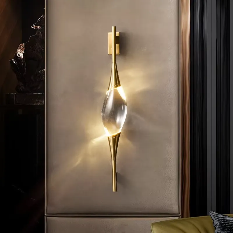 新デザイン モダン フル銅製 ゴールドクリスタル LED ウ - Home Decor Gold のレビューと価格