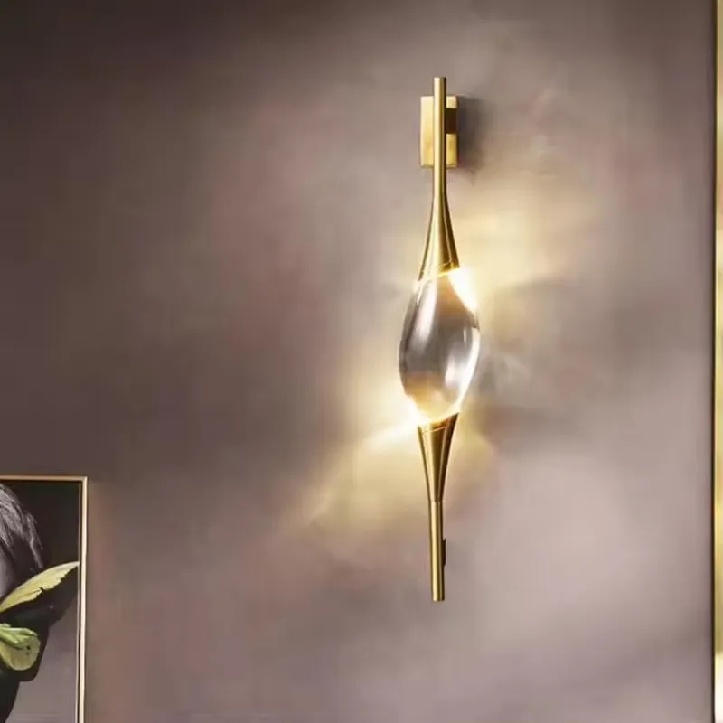 新デザイン モダン フル銅製 ゴールドクリスタル LED ウ - Home Decor Gold のレビューと価格