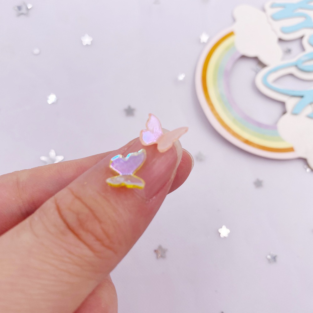 3Dカラーバタフライホイール,8x10mm,30個,クリスタ - Home Decor On Wheels のレビューと価格