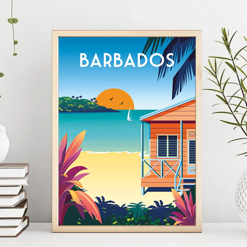 キャンバス絵画,旅行,カーメル,ミラノ,ベンチ,風景ポスター - Home Decor Bali のレビューと価格