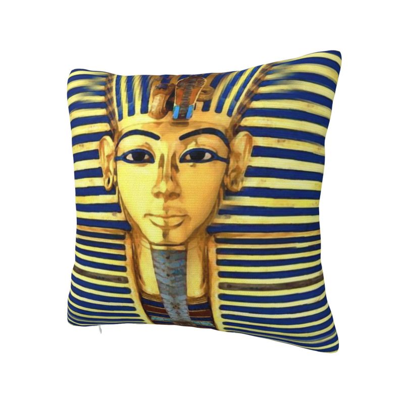 高級ファラオ王ツタンカーメンゴールドラピスクッションカバーソ - Home Decor Egypt のレビューと価格