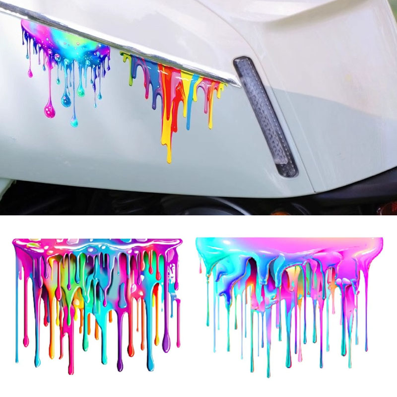 1PC ドーパミンオートバイステッカー Waterprof  - Home Decor Dopamine のレビューと価格