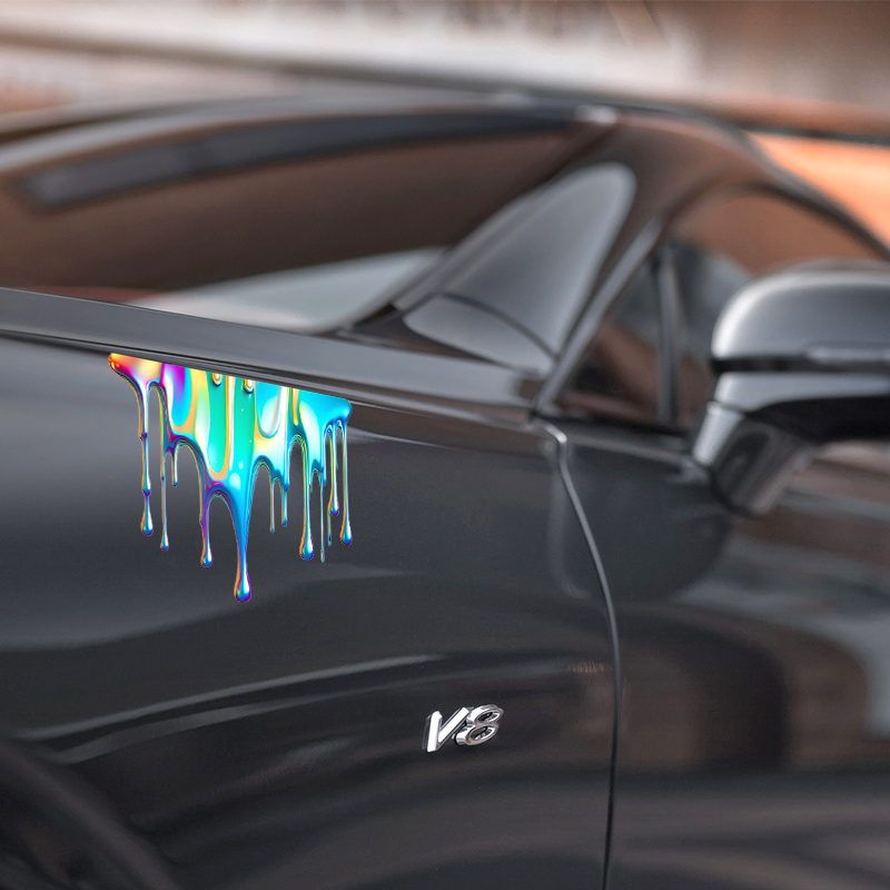 1PC ドーパミンオートバイステッカー Waterprof  - Home Decor Dopamine のレビューと価格