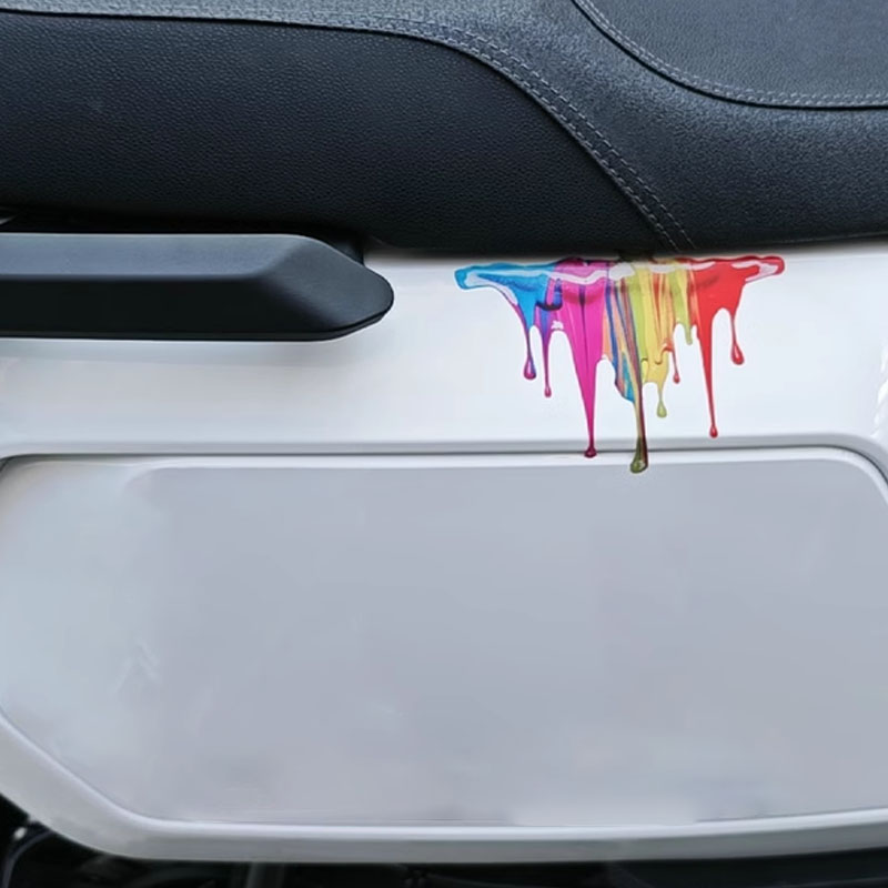 1PC ドーパミンオートバイステッカー Waterprof  - Home Decor Dopamine のレビューと価格