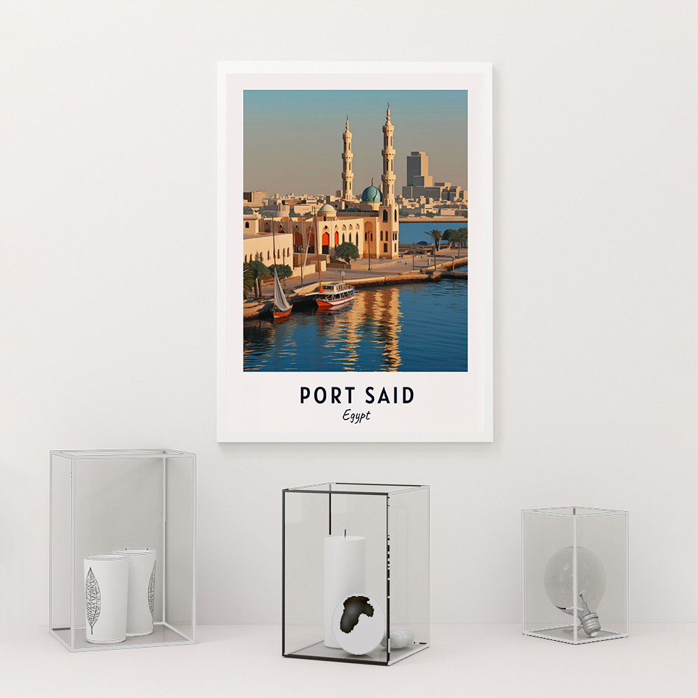 エジプト旅行ポスターエジプト都市景観アートワーク旅行プリント - Home Decor Egypt のレビューと価格