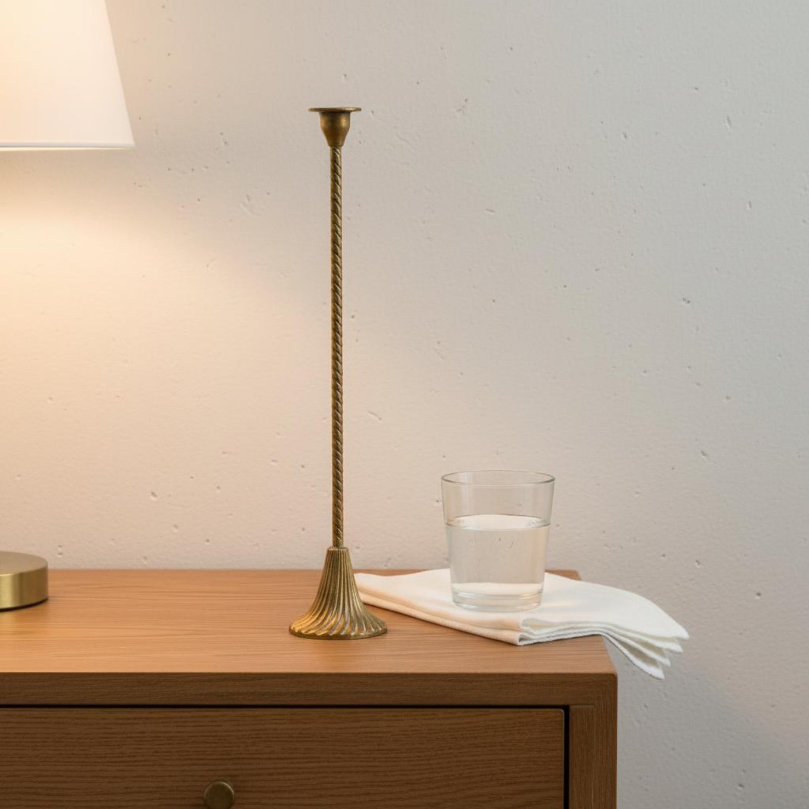 ツイストゴールドキャンドルホルダー安定したベースヴィンテージ - Home Decor Gold のレビューと価格
