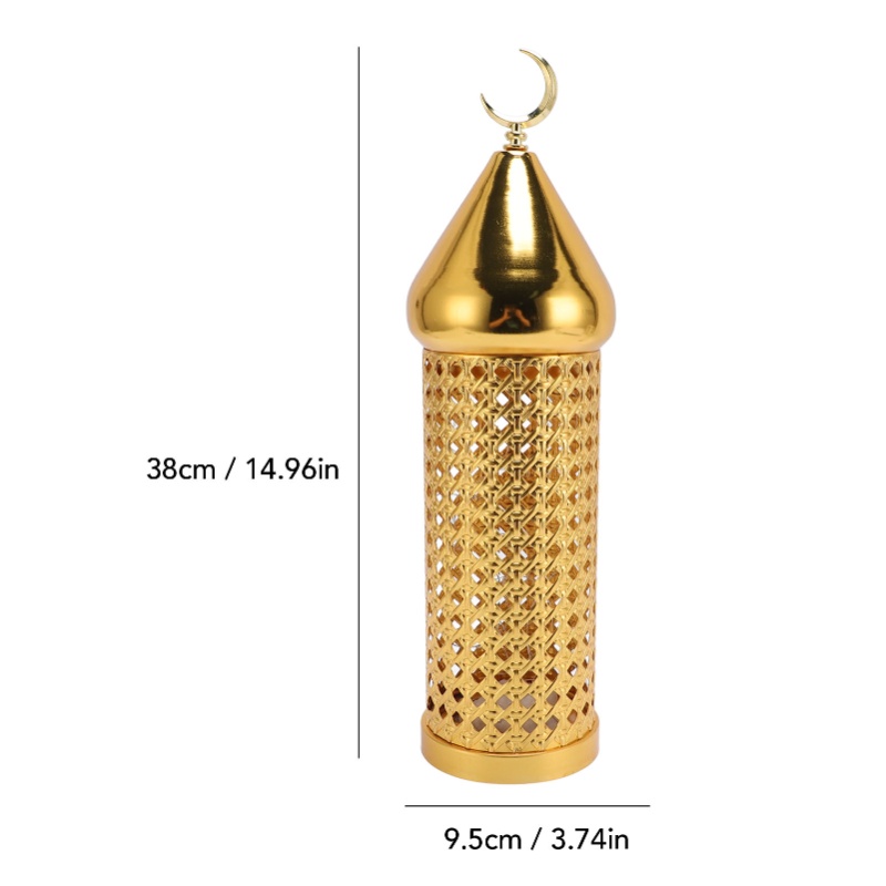 ゴールド風ランプ 手作りレトロ中空風ランプ 鉄製ランタン 結 - Home Decor Gold のレビューと価格