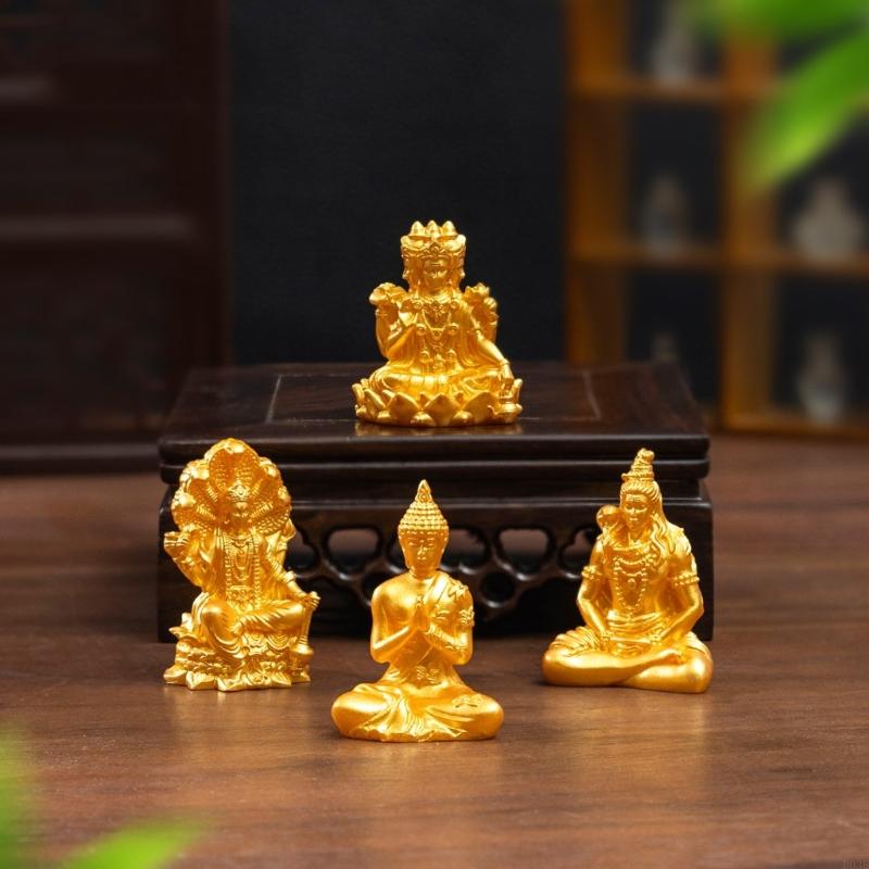30 個ミニゴールド仏像バルク小さな樹脂釈迦牟尼置物小さなフ - Home Decor Gold のレビューと価格