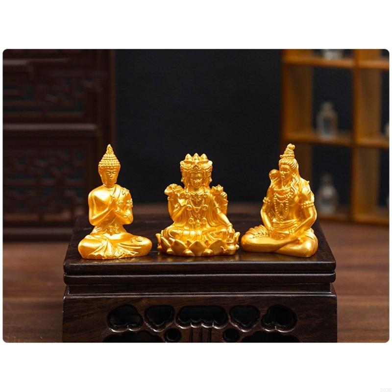 30 個ミニゴールド仏像バルク小さな樹脂釈迦牟尼置物小さなフ - Home Decor Gold のレビューと価格
