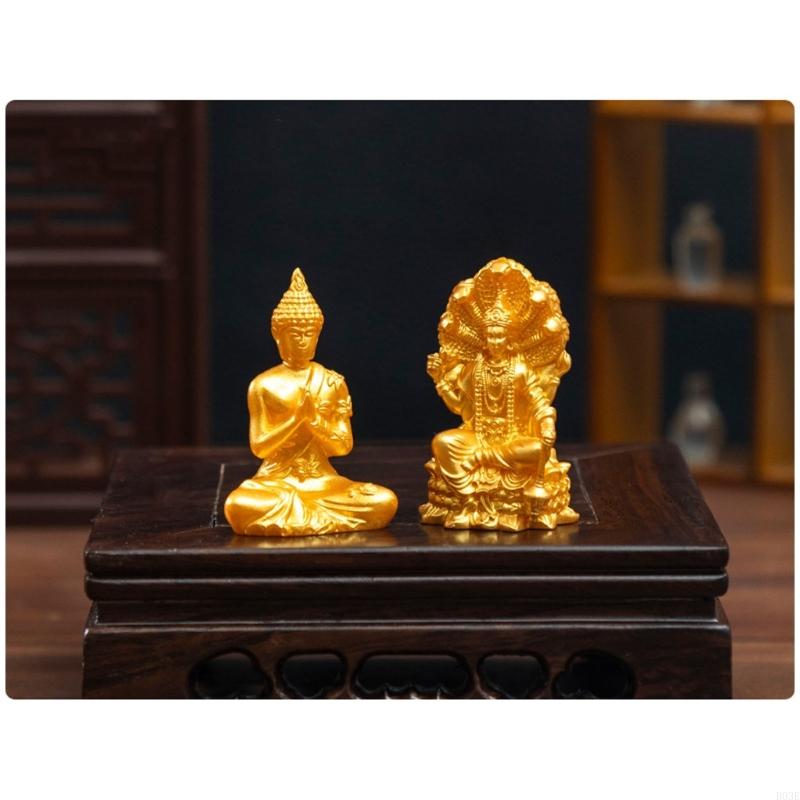 30 個ミニゴールド仏像バルク小さな樹脂釈迦牟尼置物小さなフ - Home Decor Gold のレビューと価格