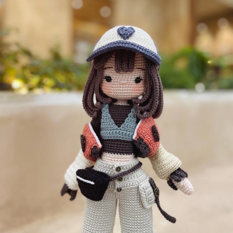 かぎ針編みアミグルミ女の子人形フック編みクラフト子供ギフト糸 - Yarn Home Decor のレビューと価格