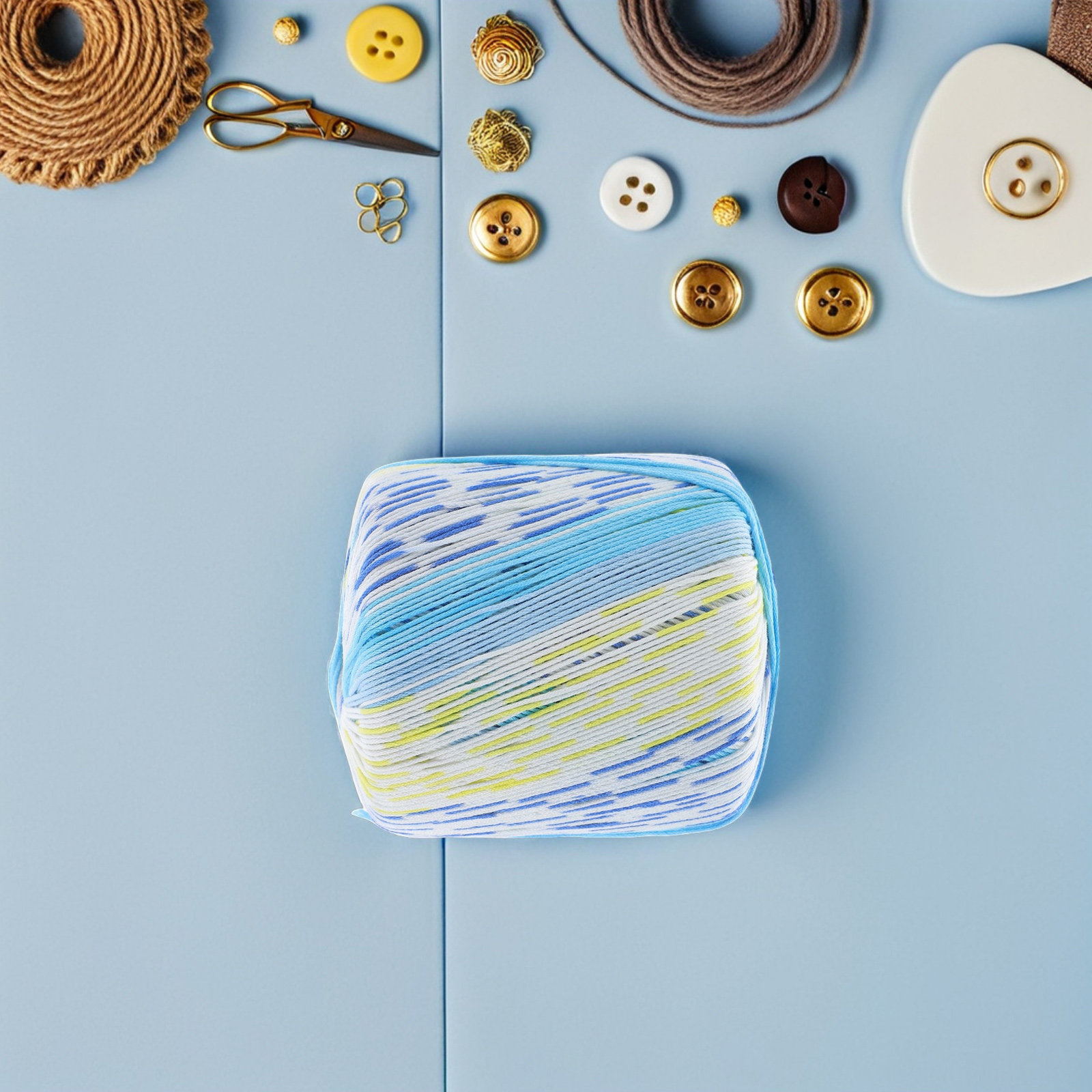 ソフトコットンかぎ針編み糸 1巻 DIY編み物プロジェクト  - Yarn Home Decor のレビューと価格