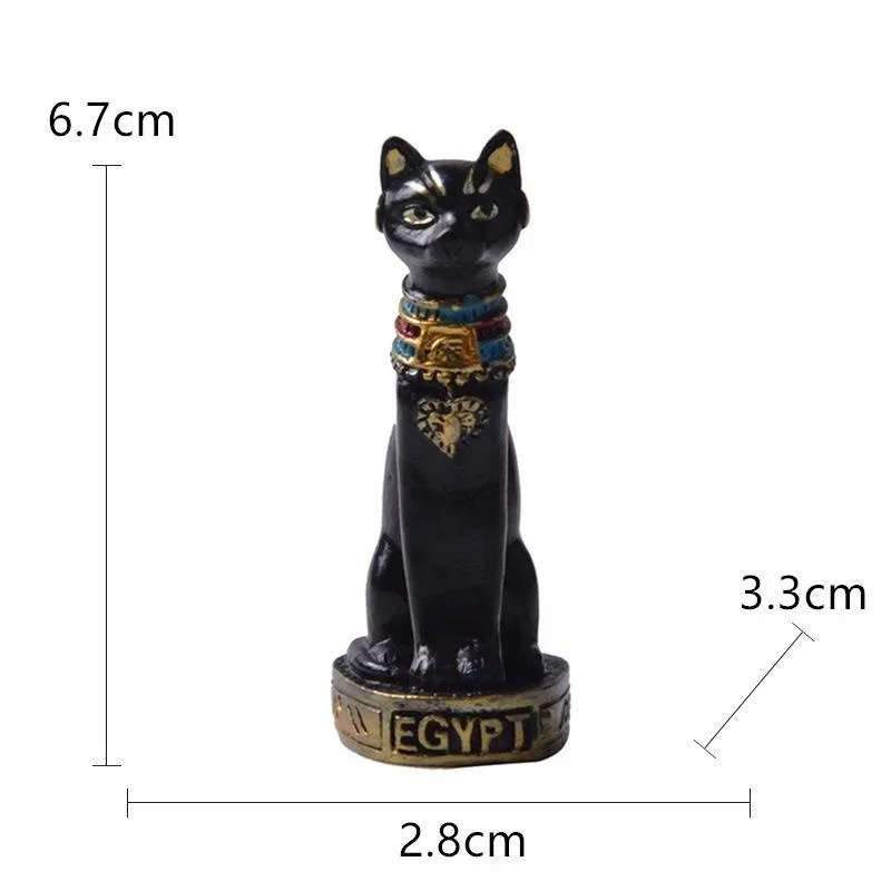 猫の像の飾りエジプト猫の置物像の装飾ヴィンテージ猫の女神像家 - Home Decor Egypt のレビューと価格