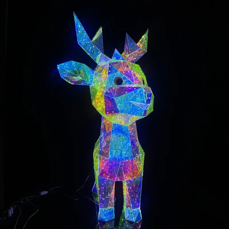 クリスマス光るエルクオーナメント、漫画のホリデーデコレーショ - Home Decor Tree のレビューと価格