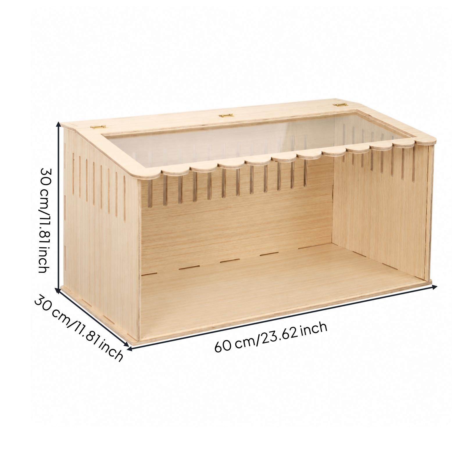 小動物用木製ハウス、装飾エッジ付き、げっ歴動物繁殖用囲いおよ - Home Decor Habitat のレビューと価格