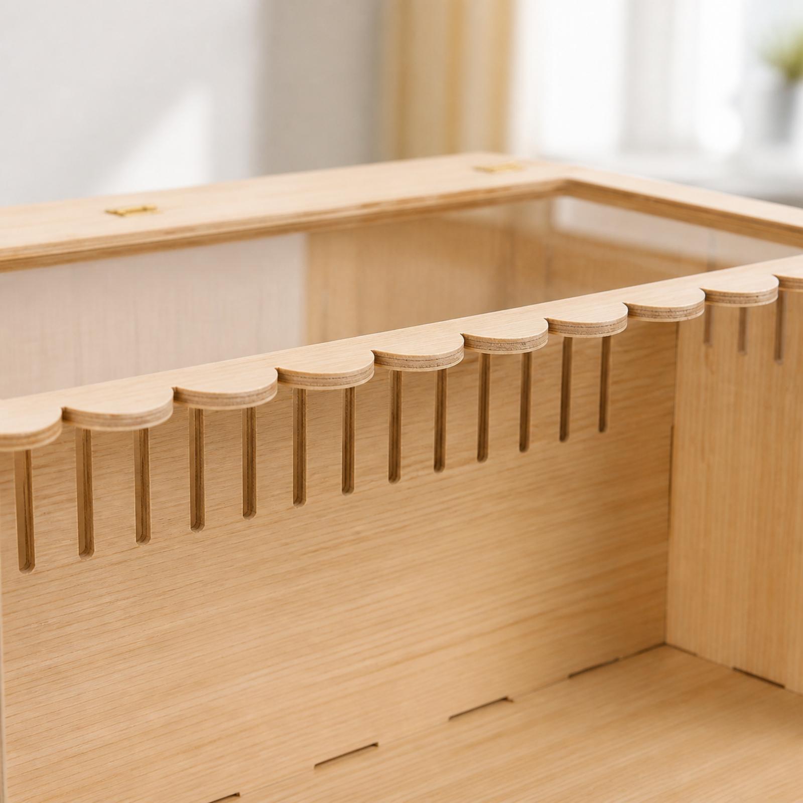 小動物用木製ハウス、装飾エッジ付き、げっ歴動物繁殖用囲いおよ - Home Decor Habitat のレビューと価格