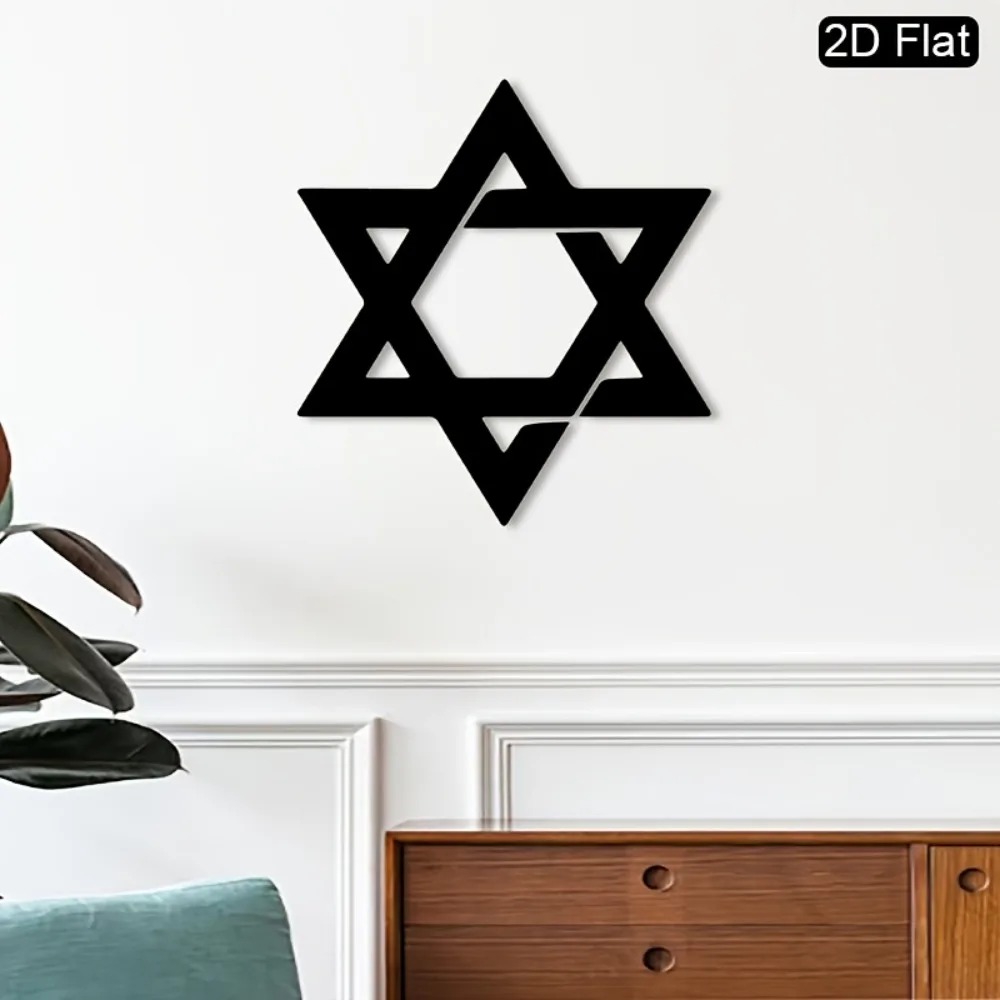CIFBUY 鉄製ウォールアート ダビデの星 メタル彫刻 壁 - Home Decor Room のレビューと価格