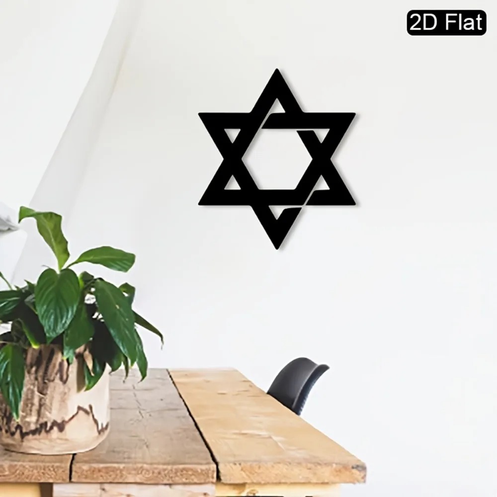 CIFBUY 鉄製ウォールアート ダビデの星 メタル彫刻 壁 - Home Decor Room のレビューと価格