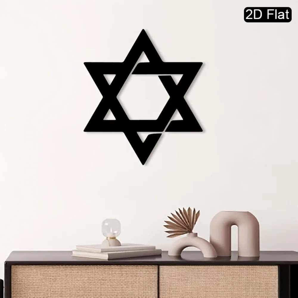 CIFBUY 鉄製ウォールアート ダビデの星 メタル彫刻 壁 - Home Decor Room のレビューと価格