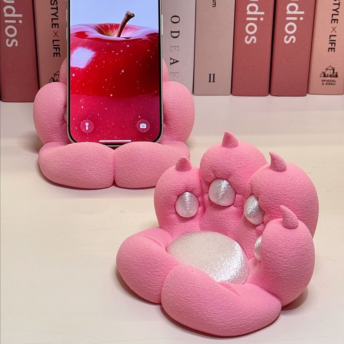 かわいい猫の足の形をしたデスクオーナメント。電話やタブレット - Home Decor Cat のレビューと価格