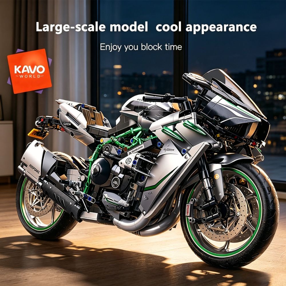 KAVOWORLD 1:5 クラシック機関車バイク組み立てブ - Home Decor On Wheels のレビューと価格