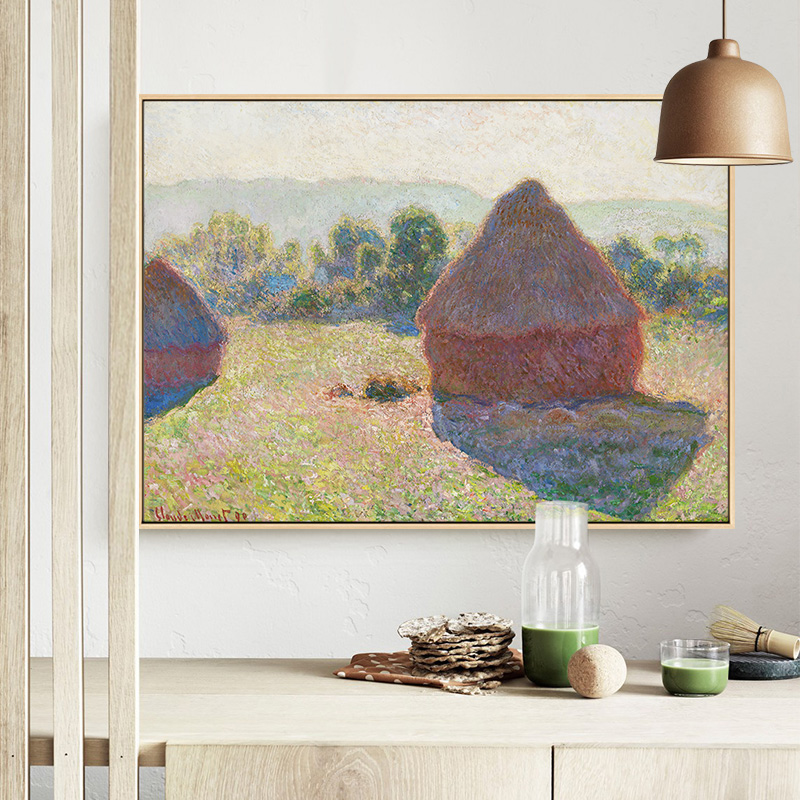 有名なモネポスターキャンバス絵画現代抽象風景壁アート北欧プリ - Home Decor Japandi のレビューと価格