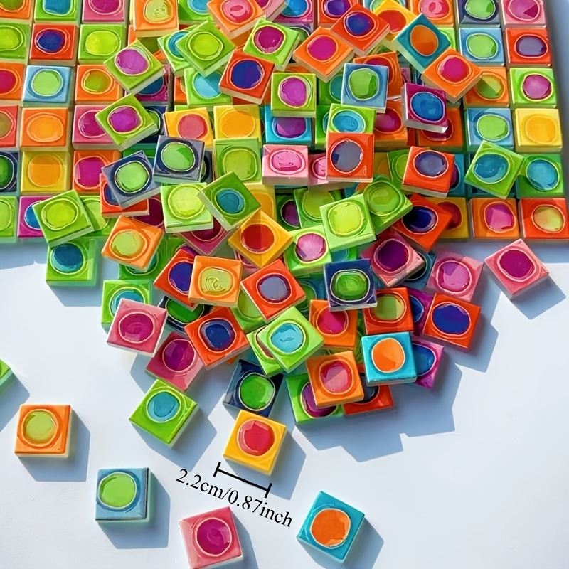 100/200グラムのモダンスタイルモザイク素材、2.3 * - Home Decor Dopamine のレビューと価格