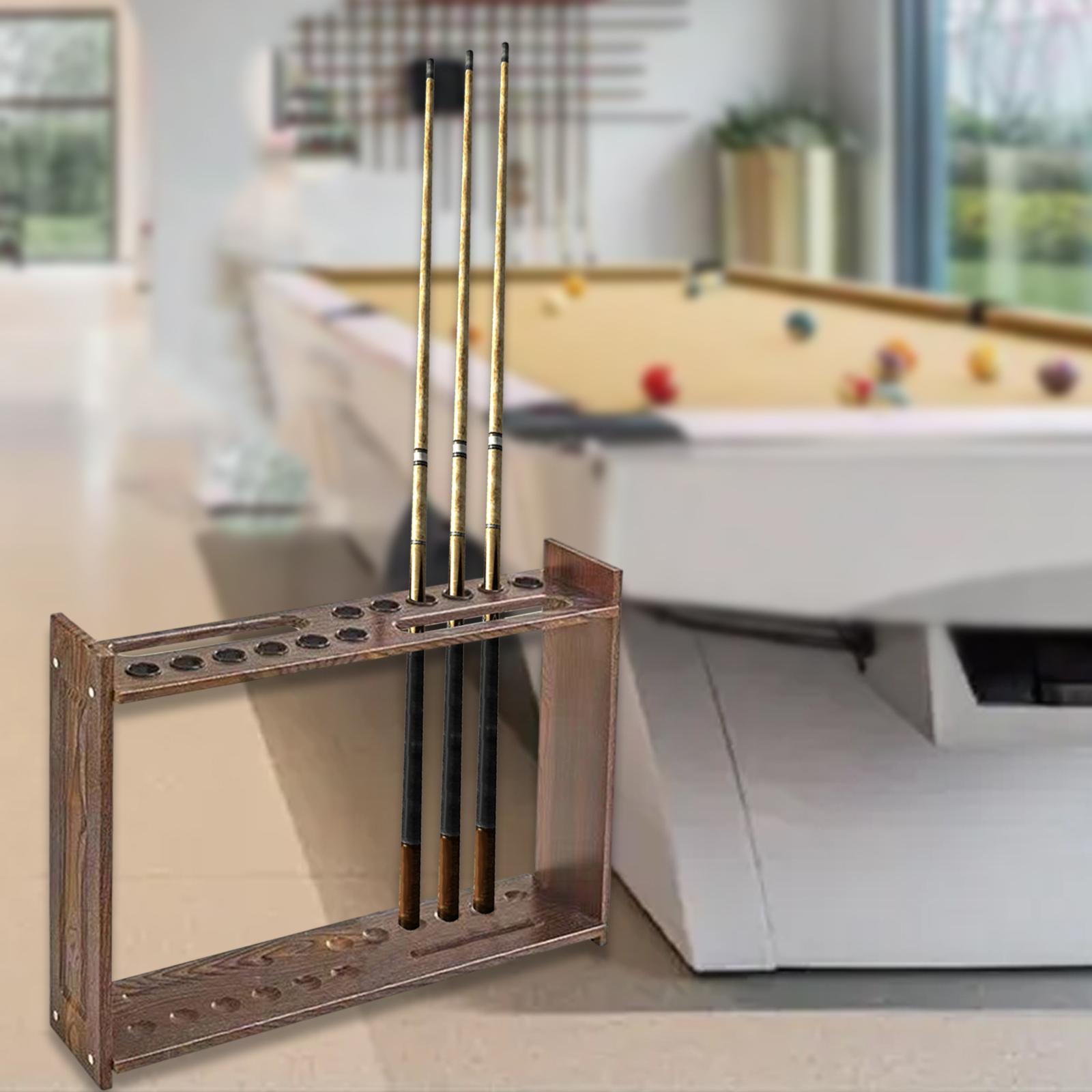 ビリヤードキュー収納用、木製のフロアスタンド型ラック。ビリヤ - Flooring Home Decor のレビューと価格