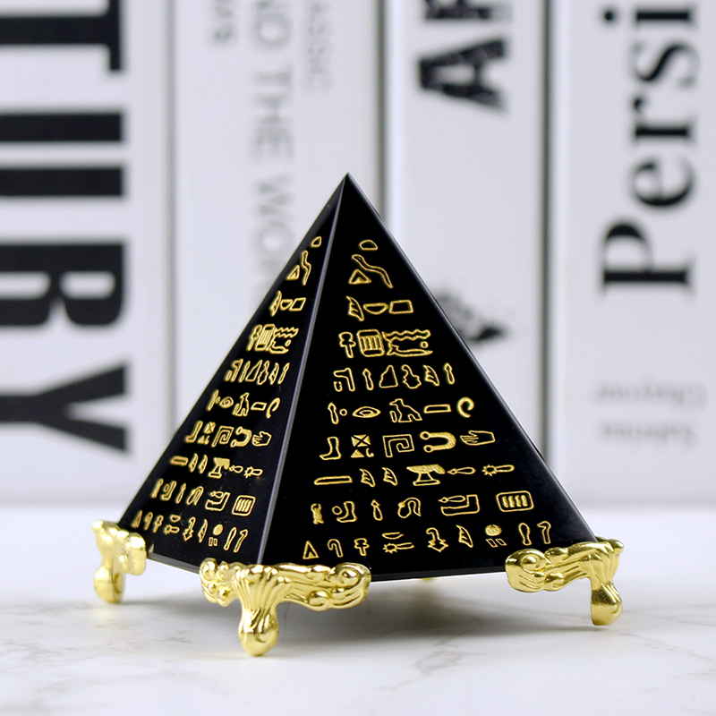ジスポットのクリスタルピラミッド,天然エネルギーの癒しの装飾 - Home Decor Egypt のレビューと価格