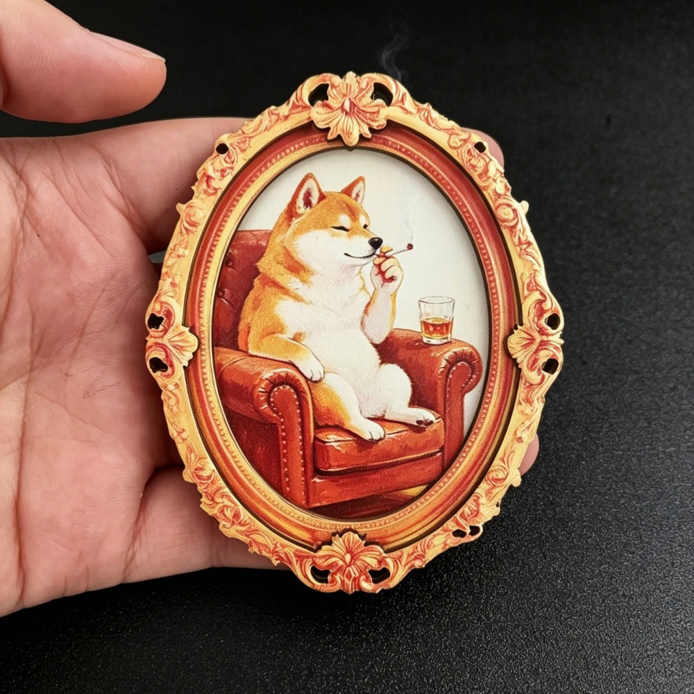 かわいい猫の冷蔵庫マグネット - 愛らしい白黒の猫のデザイン - Home Decor Cat のレビューと価格