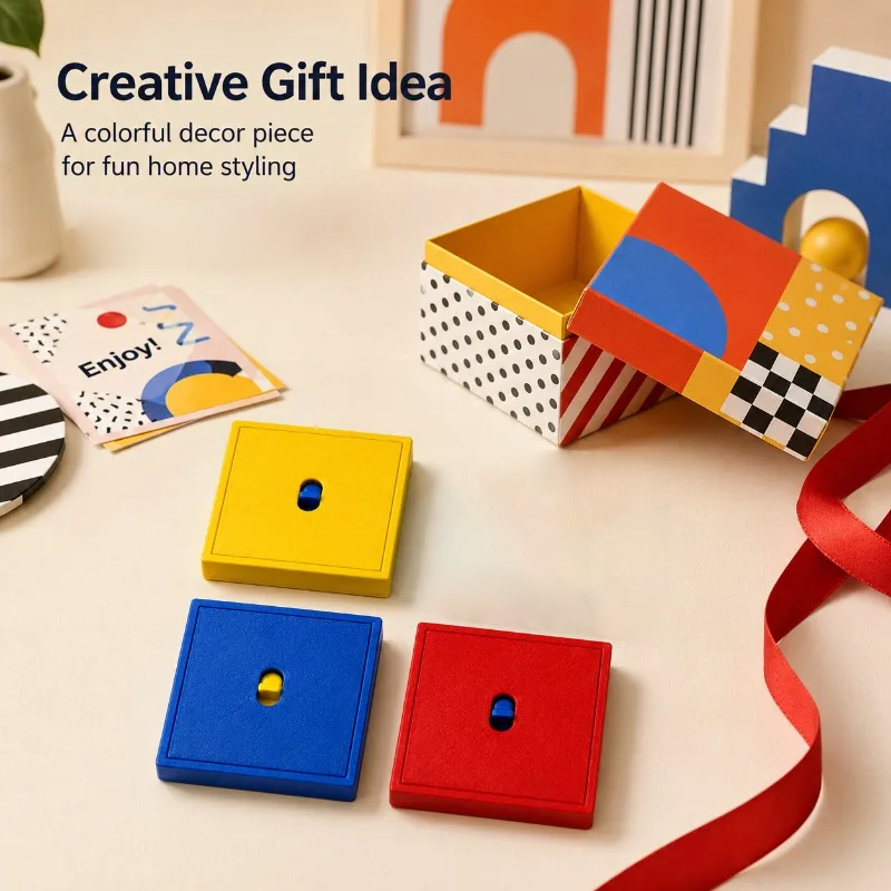 3Dプリント製ドーパミンスイッチカバー カラフルなライトスイ - Home Decor Dopamine のレビューと価格