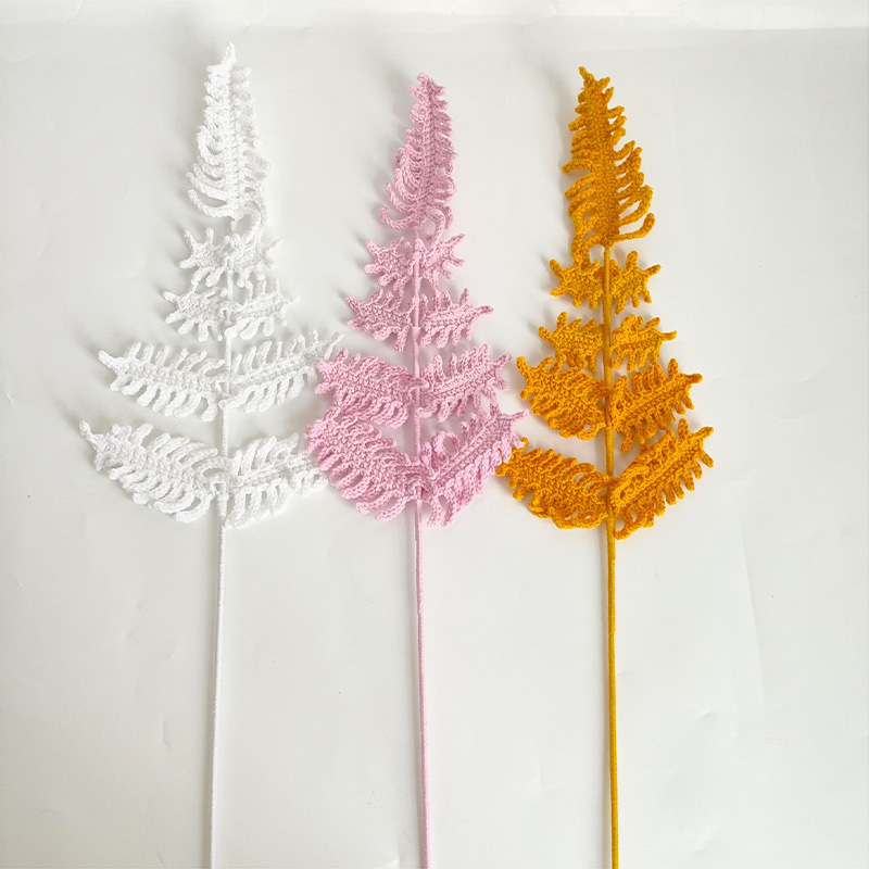 シダの葉と草が付いた花の花束,家の装飾,配置材料,扇子の葉, - Yarn Home Decor のレビューと価格