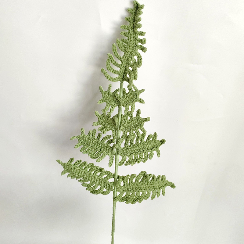 シダの葉と草が付いた花の花束,家の装飾,配置材料,扇子の葉, - Yarn Home Decor のレビューと価格