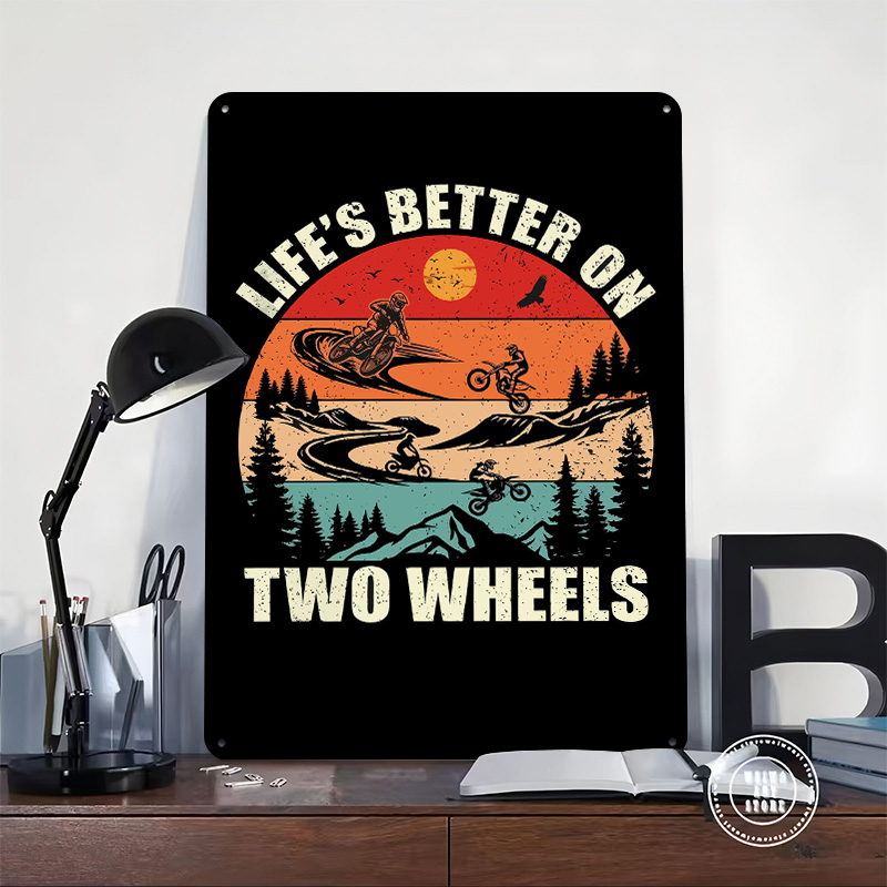 Life's Better on Two Wheels ブリ - Home Decor On Wheels のレビューと価格