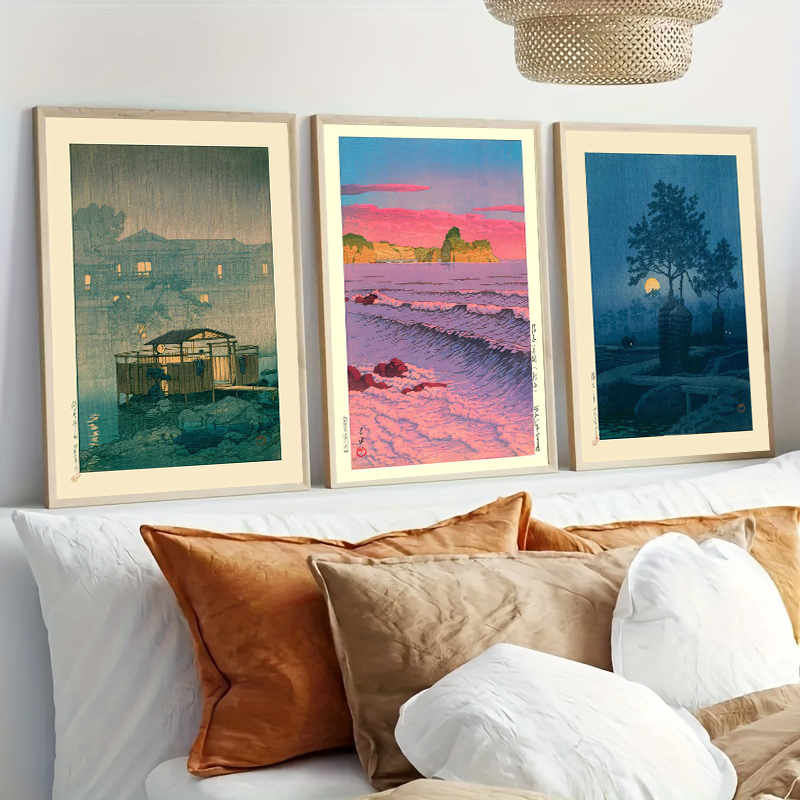 日本河瀬和修樹木道キャンバスプリントアジアアート日の出と夕日 - Home Decor Tree のレビューと価格