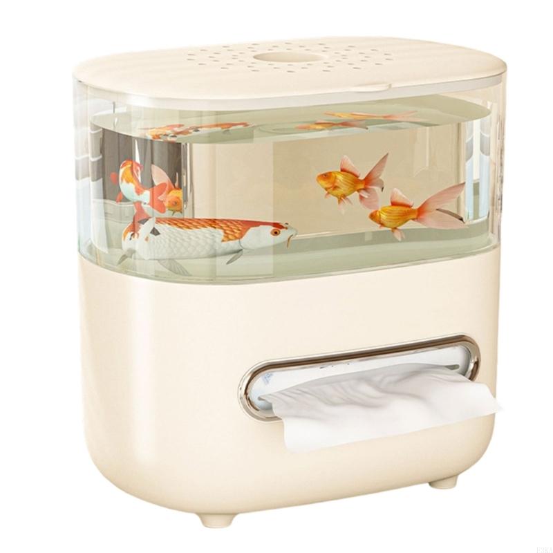 クリエイティブ 2 in 1 水槽 ティッシュボックス デザ - Home Decor Habitat のレビューと価格