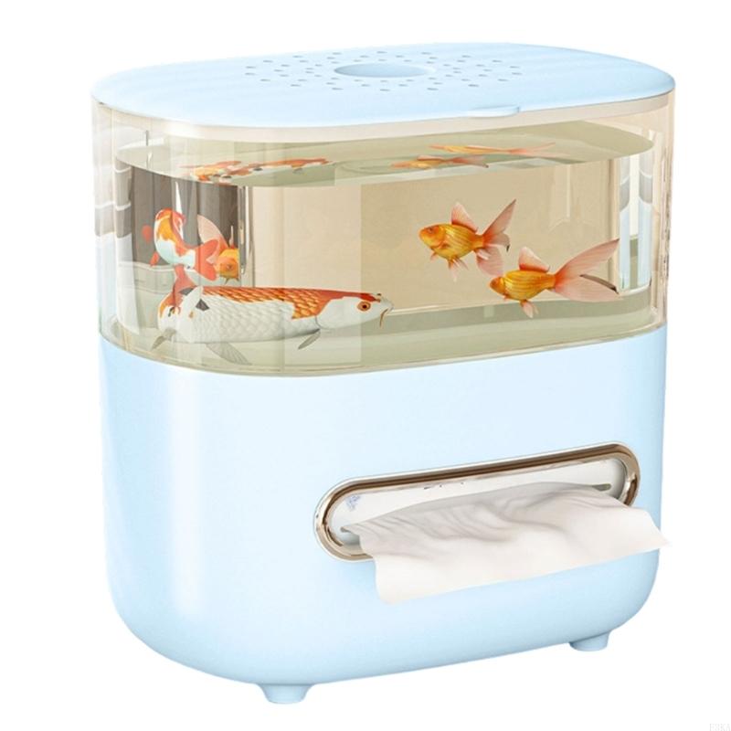 クリエイティブ 2 in 1 水槽 ティッシュボックス デザ - Home Decor Habitat のレビューと価格