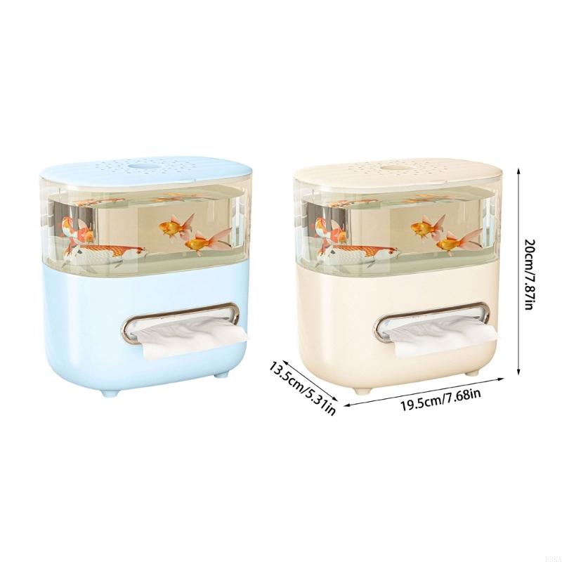 クリエイティブ 2 in 1 水槽 ティッシュボックス デザ - Home Decor Habitat のレビューと価格