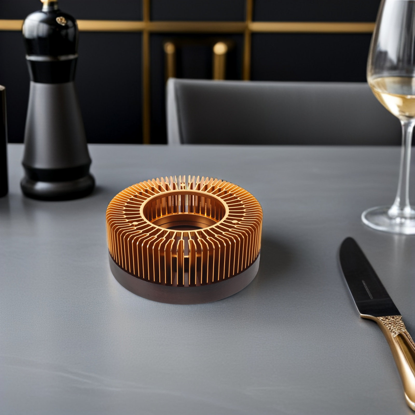ゴールドティーポットウォーマーヒーター アルミ製ティーポット - Home Decor Gold のレビューと価格