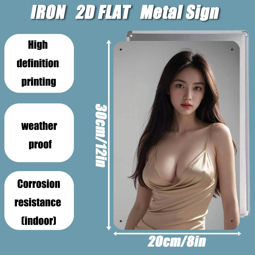 女性向けヴィンテージゴールドメタルウォールサイン – 韓国の - Home Decor Gold のレビューと価格