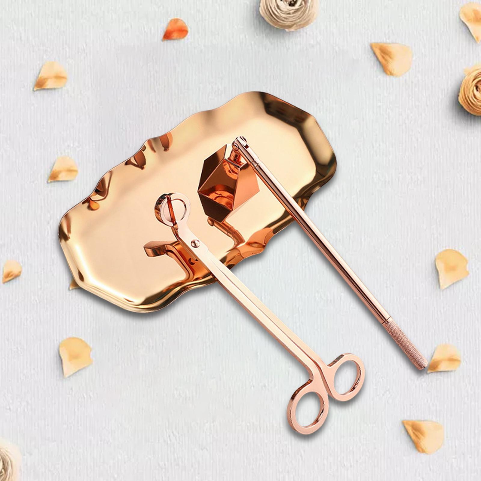 3 個のキャンドルアクセサリーセット キャンドル消し器 キャ - Home Decor Gold のレビューと価格