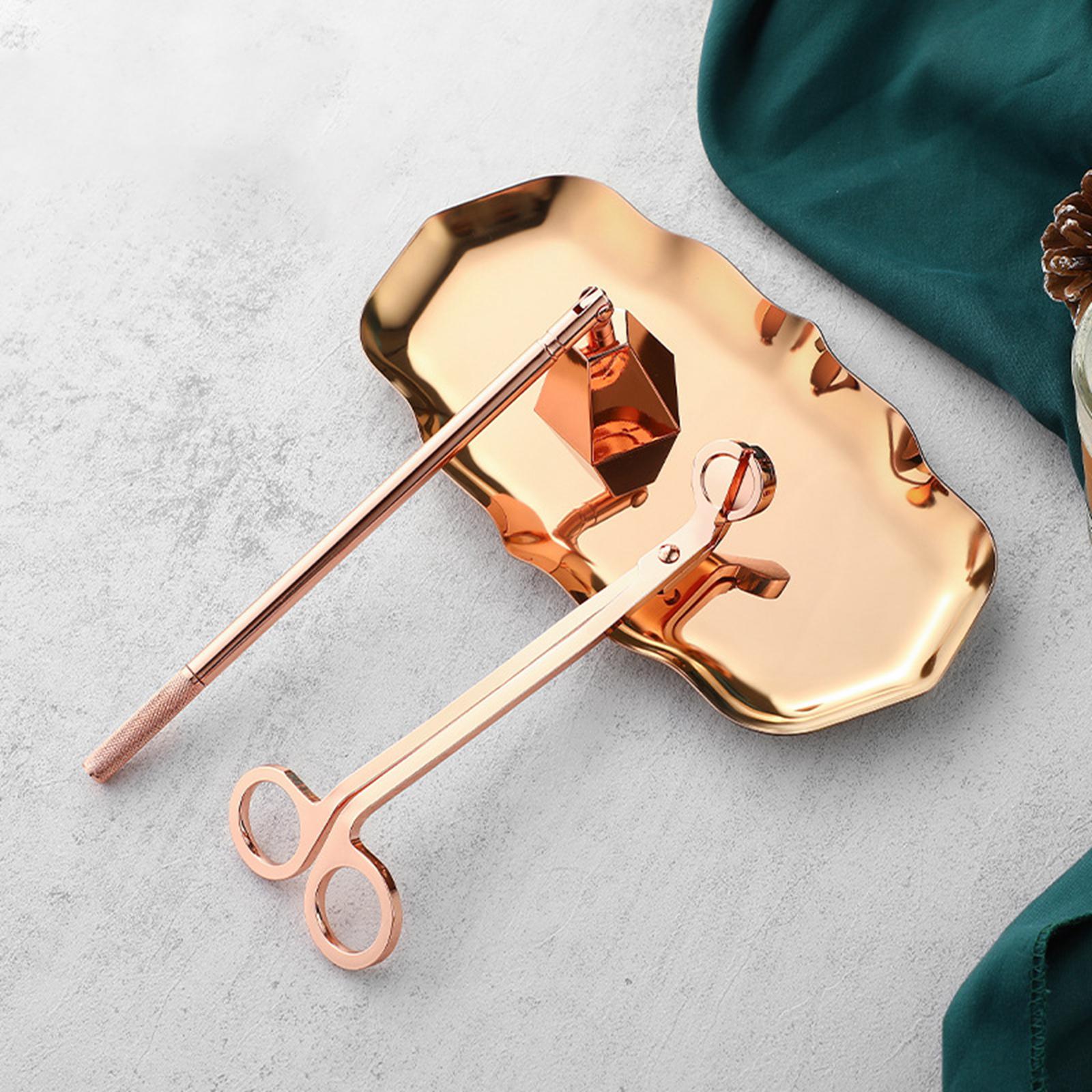 3 個のキャンドルアクセサリーセット キャンドル消し器 キャ - Home Decor Gold のレビューと価格